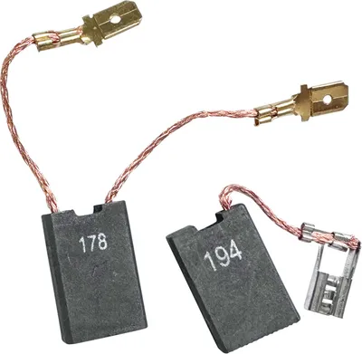 Image de 2x balais de charbon Charbons pour Metabo 6x16x24 mm WX 21-230 QUICK / WX 23-180 WX