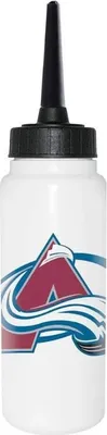 Obrázek produktu pro Hokejová láhev na pití NHL, objem 1000 ml, dlouhé brčko, týmy NHL: Colorado Avalanche