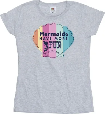 Produktbild von Disney - "The Little Mermaid Fun" T-Shirt für Damen BI26355 (XL) (Grau)