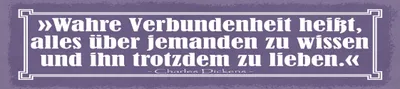 Image de vianmo Plaque en tôle 10x46 cm Zitat  Wahre Verbundenheit heißt, alles über jemanden