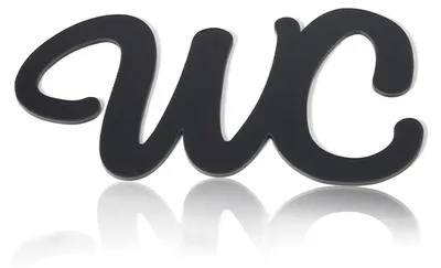 WC-Sticker, Acryl, 23x12,5 cm, schwarz, Türdekoration