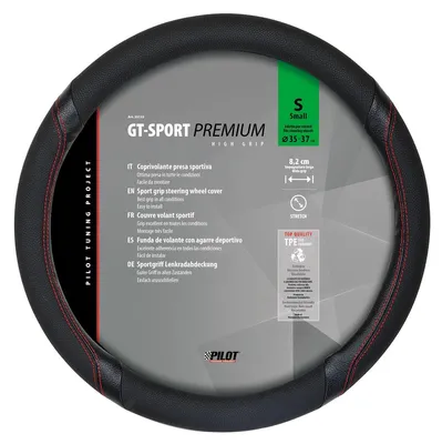Obrázok produktu pre PILOT TPE GT-SPORT poťah volantu zo Skeentexu pre kolesá 35-37 cm čierny