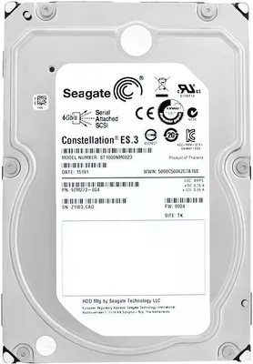 Produktbild von Festplatte Seagate ST1000NM0023 1TB 7200Rpm Sas II 3.5'' Zoll