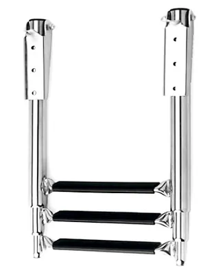 Produktbild von Teleskop Badeleiter für Montage auf Plattform, 870x305mm, Edelstahl A4