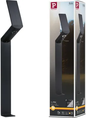 Produktbild von Paulmann Outdoor Solar Pollerleuchte Ilias Anthrazit