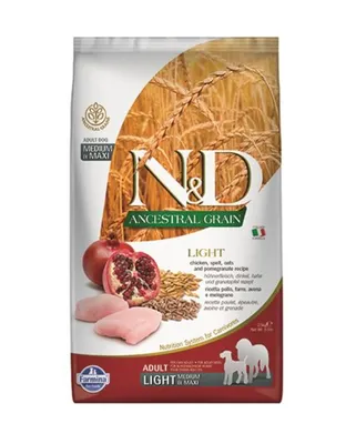 Obrázok produktu pre Farmina N&D Dog LG Light Medium&Maxi Chicken & pomegranate 2,5 kg