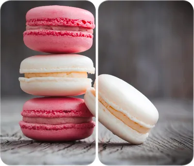 Immagine prodotto di WENKO Set di 2 piastre di copertura per stufa Tagliere universale da cucina Macarons