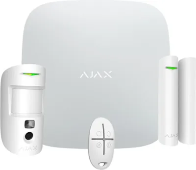 Immagine prodotto di Kit di allarme Ajax bianco - AJ-STARTERKIT-CAM-4G-W
