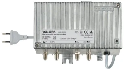 Produktbild von KATH Hausanschlussverstärker VOS 43/RA 34/40dB,5-65/85-1006 MHz,aktiv/passiv