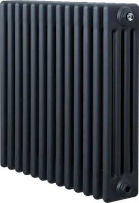 Imagen del producto de Radiador de tubos de 4 columnas – 600 mm x 605 mm – Gris antracita