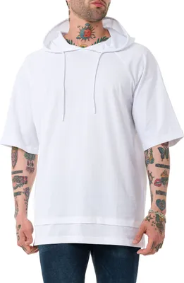 Produktbild von Red Bridge Herren T-Shirt Double Layer Kapuzenshirt Weiß L