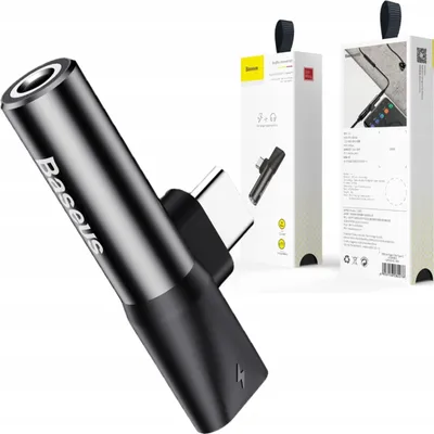Immagine prodotto di Baseus CATL41-01 cavo con cambio di genere Tipo-C Tipo-C / 3,5 mm Nero