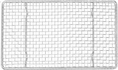 Produktbild von Rechteckige Kühlgitter (19,5 x 11,5 cm) zum Backen, aus Edelstahldraht, hitzebeständig, ofenfest, zum Kochen, Braten und Grillen