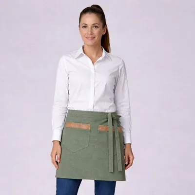 Produktbild von Vorbinder B 80 x L 45 cm, dark green : Flaschengrün : 100% Baumwolle