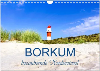 Produktbild von Borkum, bezaubernde Nordseeinsel (Wandkalender 2025 DIN A4 quer), CALVENDO Monatskalender