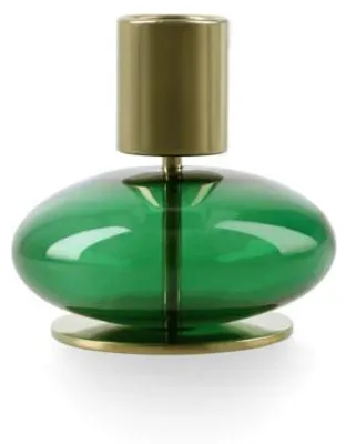 Produktbild von Holmegaard - Bubble Kerzenständer 8 cm, grün