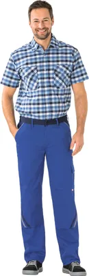 Produktbild von PLANAM Bundhose HIGHLINE Arbeitshose Gr. 38 kornblau/marine/zink