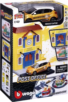 Zdjęcie produktu dla MIASTO BBURAGO Poczta + RENAULT CAPTUR 1:43