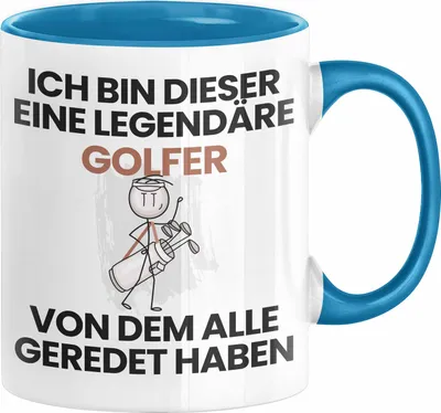 Produktbild von Golfer Geschenk Tasse Lustige Geschenkidee Geburtstag für Golfer Ich Bin Dieser Legendäre Golfer Von Dem Alle Geredet Haben Kaffee-Becher (Blau)