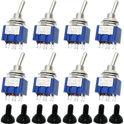 Immagine prodotto di Circuito DPDT a 8 elementi, microinterruttori elettronici, impermeabile, a 2 poli