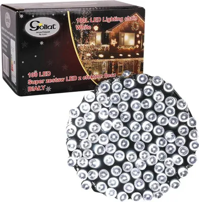 Zdjęcie produktu dla Lampki choinkowe 100 LED FLASH, wewnętrzne, zimny biały