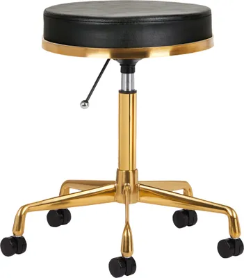 Produktbild von H4 Gold Schwarz Kosmetikhocker