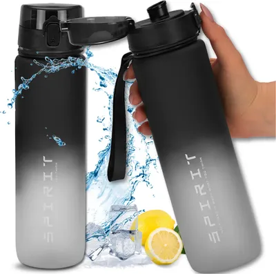 Produktbild von Tressari Trinkflasche Cullen Grauschwarz 1 l