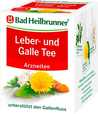 Produktbild von Bad Heilbrunner - Leber- und Galle Tee - 8er 14g