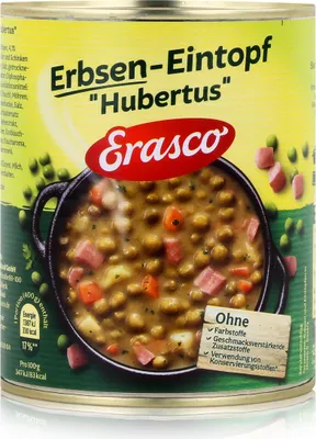 Produktbild von Erasco Erbsen-Eintopf "Hubertus" 800g Fertigessen (1er Pack)