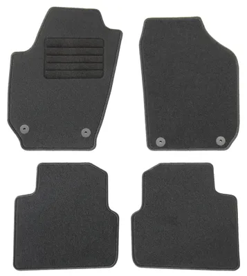 Produktbild von Fußmatten-Set für Skoda Roomster 5J, 09/2006-04/2015, 4-teilig, Schwarz