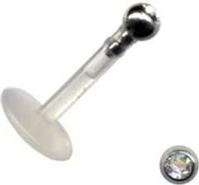 Produktbild von Labret Stecker: Bioflex Lippenstecker Piercing