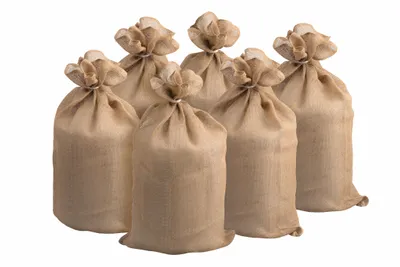 Produktbild von Meister Jutesack 100 x 60 cm 6 Stück 100% Jute für Garten Lagerung Schutz