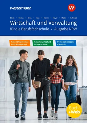 Produktbild von Wirtschaft und Verwaltung für die Berufsfachschule NRW