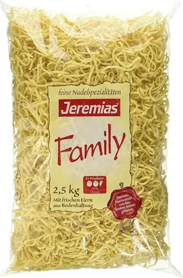 Obrázok produktu pre Jeremias Classic Family Švábske rezance s CHZO s vajcom 2500g