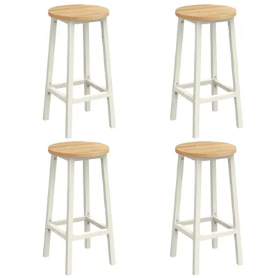 Produktbild von VASAGLE Barhocker Barstühle (Set, 4 St., 4er), bis 100kg belastbar