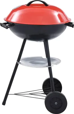 Obrázek produktu pro vidaXL Přenosný gril na dřevěné uhlí XXL s kolečky 44 cm