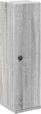 Produktbild von Badezimmerschrank mit Rollenhalter Grau Sonoma 20,5x22x72 cm