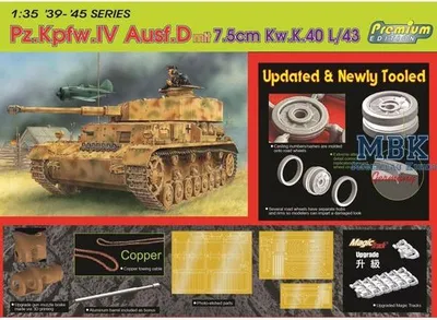 Image de DRAGON 6330 Panzer IV Ausf.D avec canon 7,5 cm KwK40 L/43 amélioré