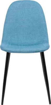 Produktbild von 4er Set Esszimmerstühle HLO-CP41 Stoff blau