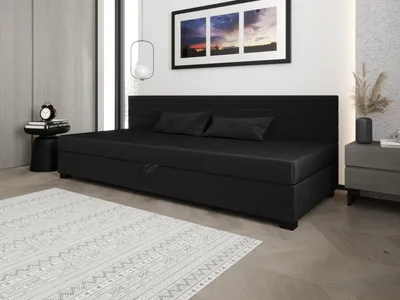 Obrázok produktu pre Čalúnená posteľ 120x195 KASANDRA BIZ 2 s úložným priestorom - grafitová