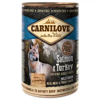 Produktbild von Carnilove Dog Dose Adult Lachs & Pute 400gx6