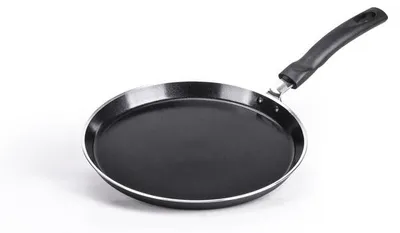 Produktbild von Berndes 5443325, Rund, Pfannkuchenpfanne, Schwarz, Quarzotek, Aluminium, Kunststoff