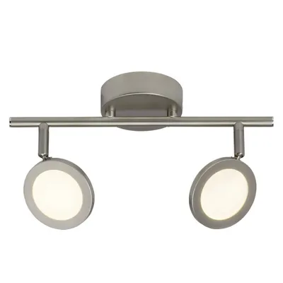 Produktbild von Brilliant LED Wand- & Deckenstrahler Reeva Eisen 32cm 2 x 5W 760lm Warmweiß 3000K schwenkbar