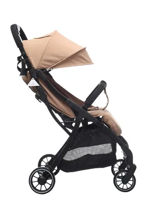 Produktbild von Cabino Buggy Compact PLUS, leicht & kompakt, klappbar fürs Handgepäck, bis 22 kg, verstellbare Rückenlehne, inkl. Tasche - Beige