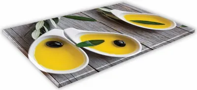 Zdjęcie produktu dla SZKLANA DESKA KUCHENNA 30x20 266a Oliwa