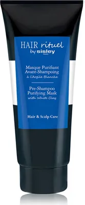 Image de Sisley Hair Rituel Masque purifiant avant shampooing à l'argile blanche, soins des cheveux et du cuir chevelu 200 ml