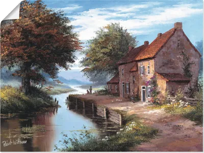 Produktbild von ARTland Poster Früher Morgen Größe: 40x30 cm