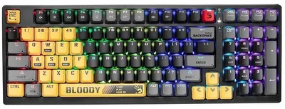 Obrázok produktu pre Káblová mechanická klávesnica A4Tech Bloody S98 Sport Lime