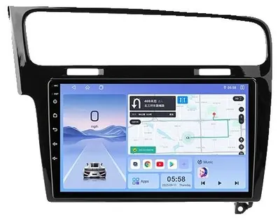 Obrázok produktu pre Audio systém do auta, dotyková obrazovka, multimediálny prehrávač, kompatibilný s modelom vozidla Golf 7 (ročníky 2013-2017), (4G 64G) - DVR, podpora 4G siete