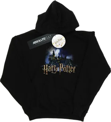 Produktbild von Harry Potter - "Hogwarts" Kapuzenpullover für Jungen BI7799 (140-146) (Schwarz)